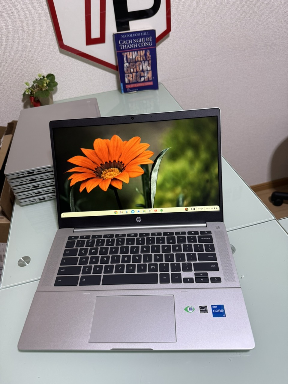 HP Pro C640 G2 Chromebook / Core i5-1145G7 (up to 4.40Ghz | 4 nhân 8 luồng) / RAM 8GB / SSD 64GB / 14 inch FHD IPS cảm ứng (1920x1080)